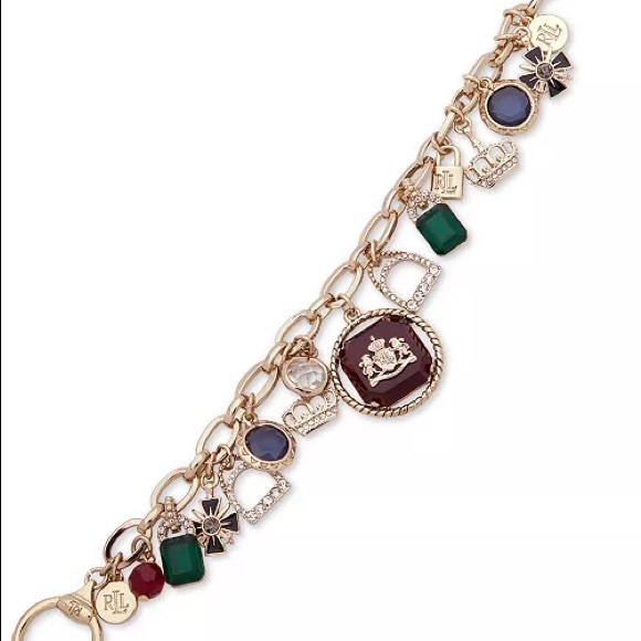 Look for Lauren Ralph Lauren Gold Charm Bracelet - Picture 2 of 2